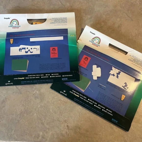 Crayola Vintage Imagination Station Activity Kits- Set of 2 Holiday Kits NIB - Picture 2 of 4